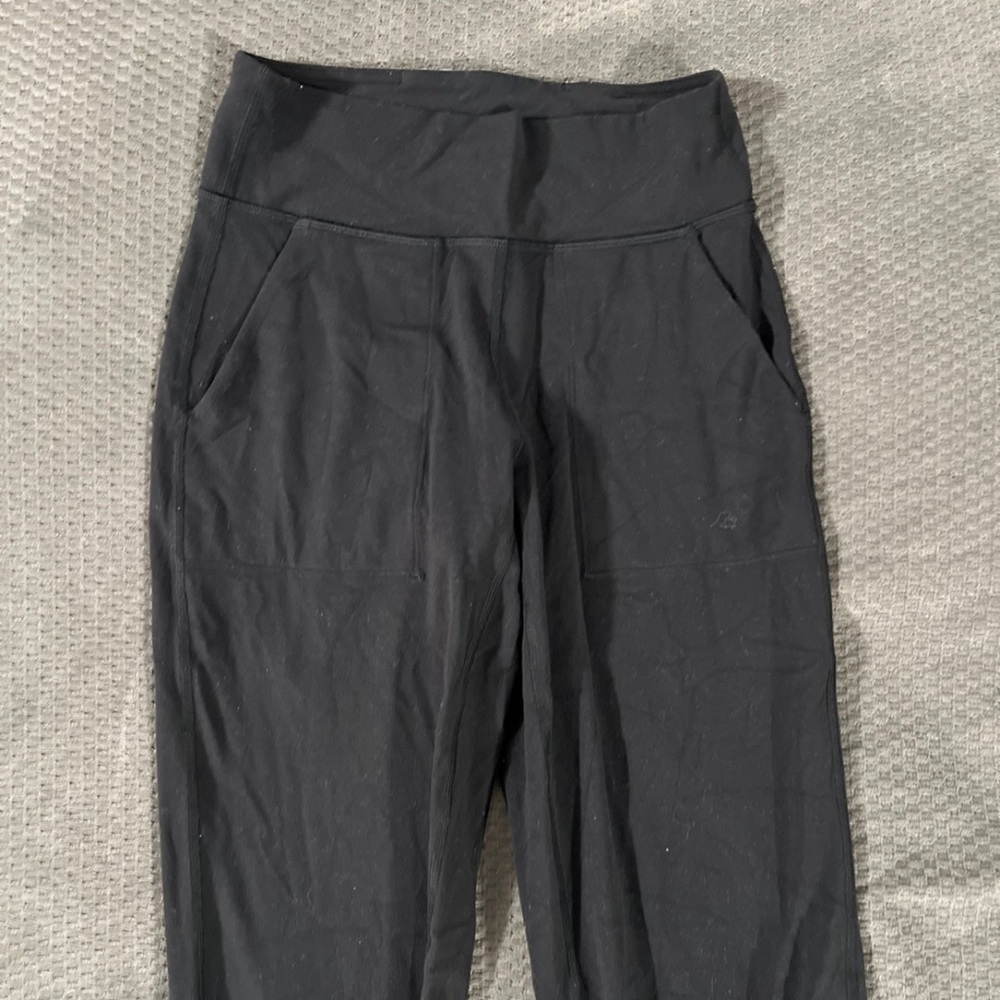 lululemon athletica Black Track Pants with Pockets
